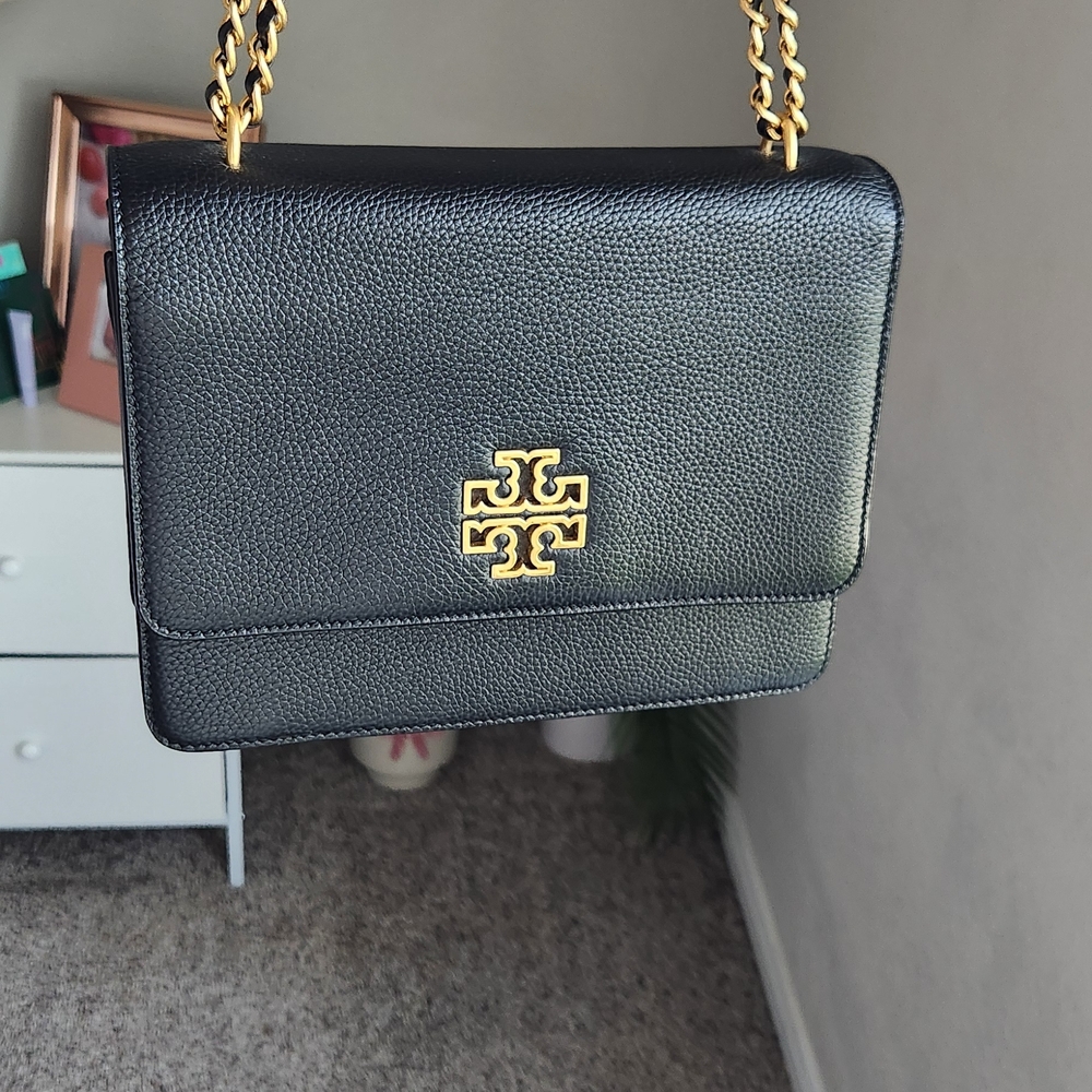 Tory Burch Black Britten Shoulder Bag - Picture 3 of 8